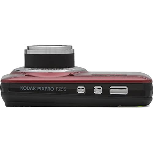 KODAK (コダック) PIXPRO 使いやすい ズーム FZ55-RD 16MP デジタルカメラ 光学5倍ズーム 広角 28mm 2.7インチ液晶画面 (レッド)｜wan-style｜06