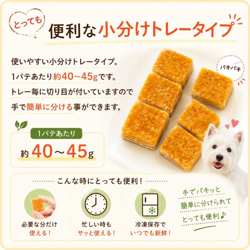 帝塚山WANBANA 犬用 無添加 野菜ミックス 500g 小分けトレー 解凍する