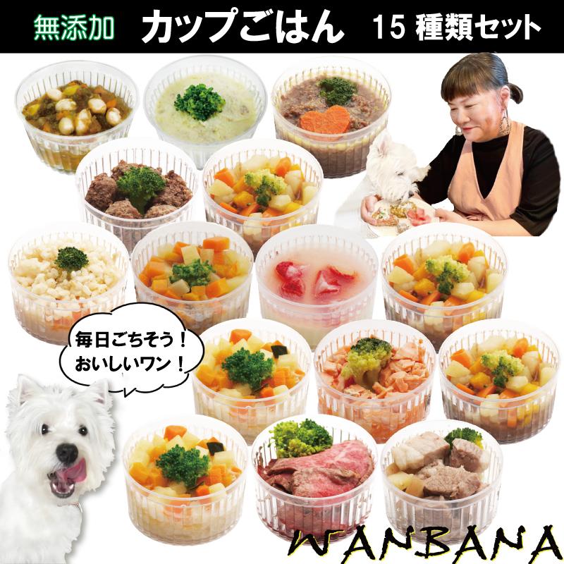 帝塚山WANBANA 犬用の手作りごはん トッピング デリカテッセン15種類