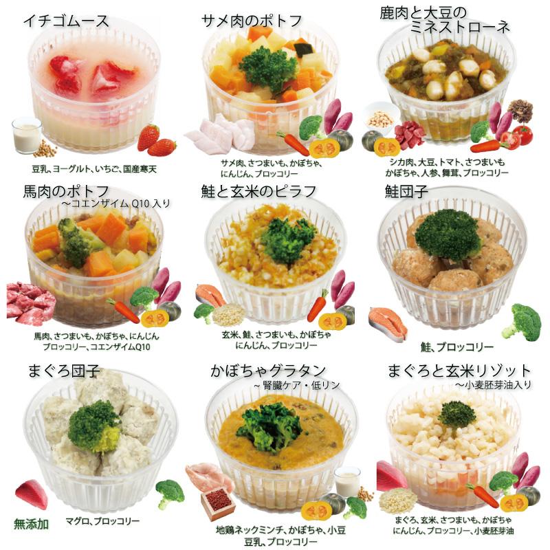 犬用のごはん デリカテッセン 30種類セット 手作りドッグフード 食べきりサイズ 送料無料 お得 ヘルシー 低カロリー 高たんぱく質 健康 栄養 無添加 ワンバナ_4