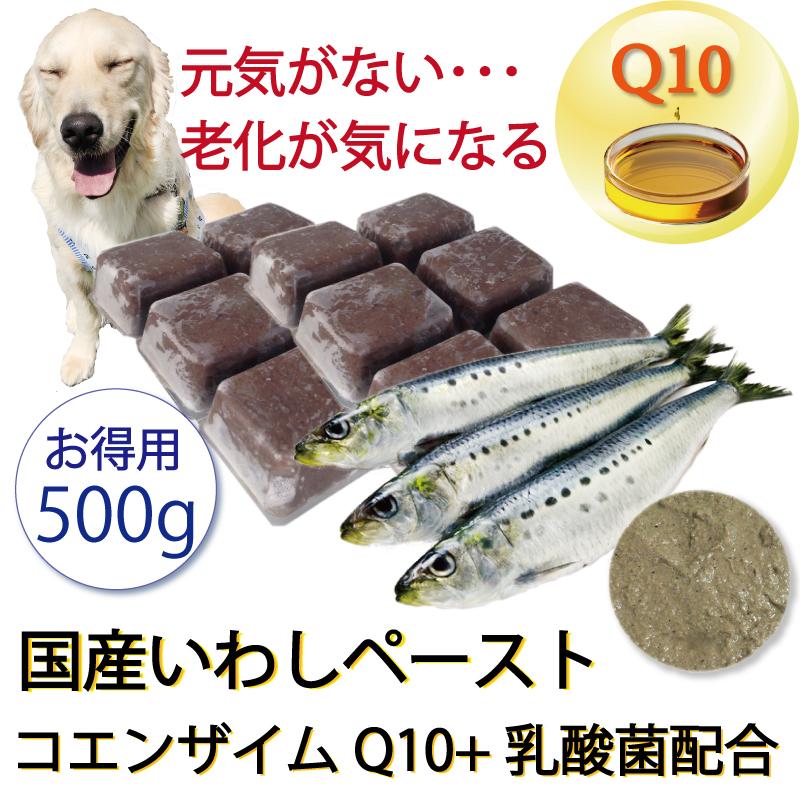 犬用のイワシペースト乳酸菌 コエンザイムｑ10入り500ｇ まるごと煮 国産 手作りドッグフードやごはん材料 お得用 帝塚山wanbana ワンバナ Iwashi Coq10 500g 犬猫用ケーキおやつ帝塚山ワンバナ 通販 Yahoo ショッピング