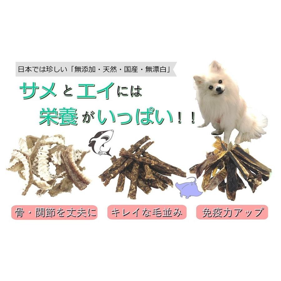 帝塚山WANBANA 犬用の天然無添加おやつ！無漂白で安心サメキューブ 