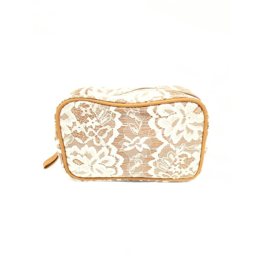 Delyle Noir デイライルノアール フラワーレースポーチ ベージュ 白 レディース Sランク 0729 F22 ブランド古着の買取販売 Wanboo 通販 Yahoo ショッピング