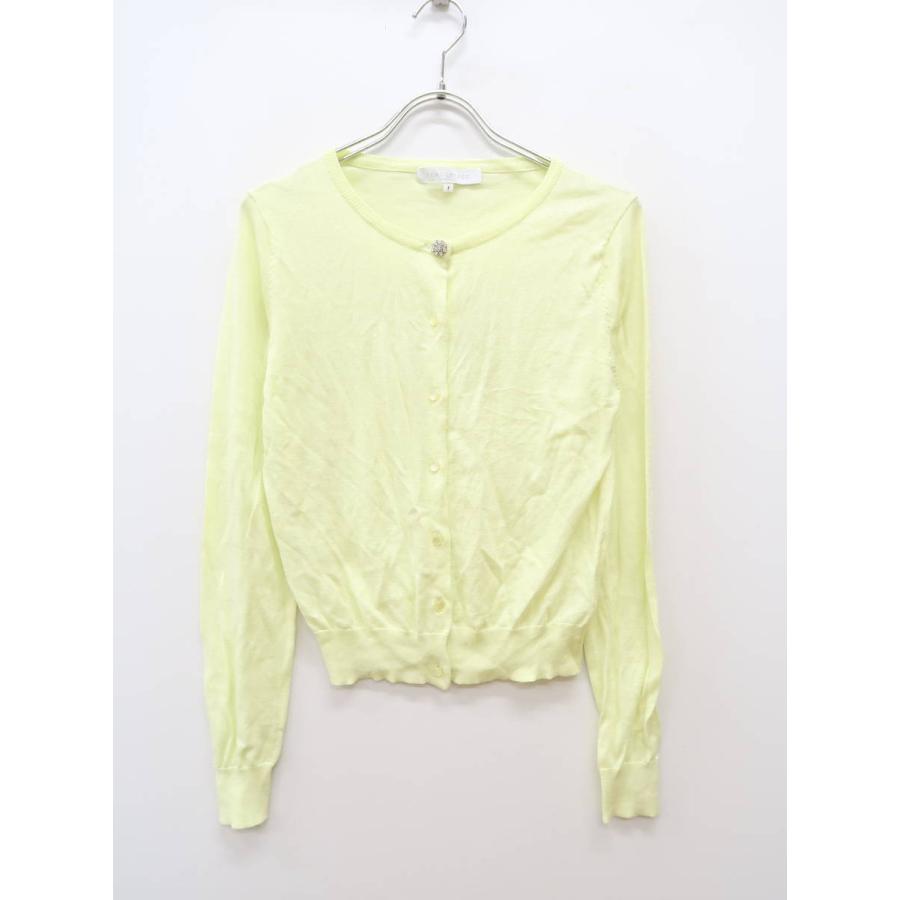 Mercury Duo マーキュリーデュオ フラワービジューニットカーディガン 長袖 緑 レディース Aランク F 委託倉庫から出荷 E08 ブランド品の買取販売 Wanboo 通販 Yahoo ショッピング