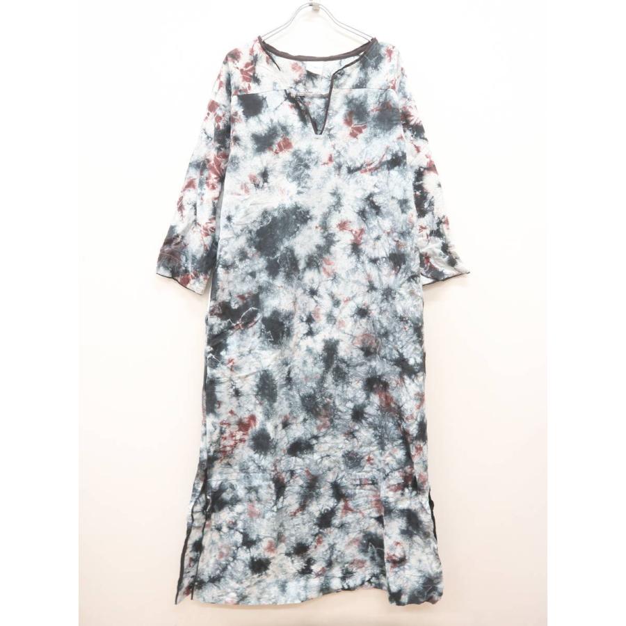 Ciaopanic チャオパニック タイダイ柄スリットマキシワンピース 七分袖 白 茶 レディース Aランク 委託倉庫から出荷 A10 ブランド品の買取販売 Wanboo 通販 Yahoo ショッピング