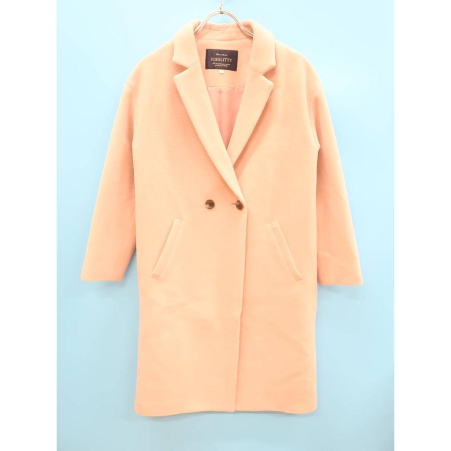 Jusglitty ジャスグリッティー ゆるチェスターコート 長袖 ピンク レディース Aランク 0 委託倉庫から出荷 C22 ブランド品の買取販売 Wanboo 通販 Yahoo ショッピング