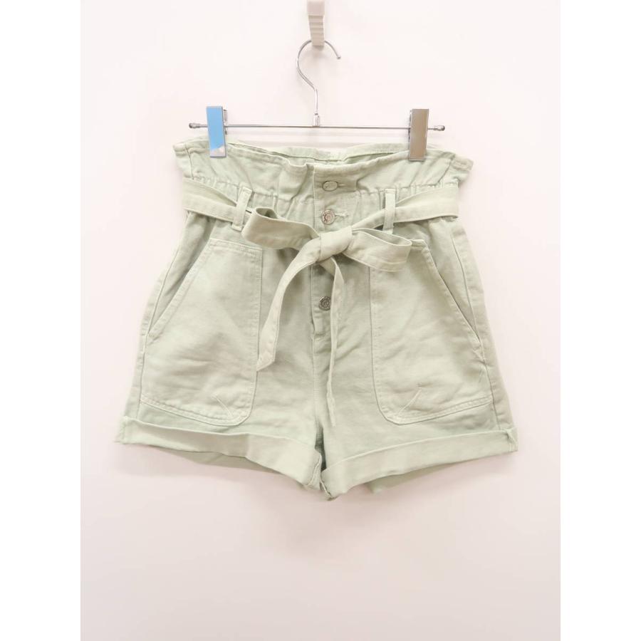 Zara ザラ ハイウエストボタンフライカラーショートパンツ 緑 レディース Aランク 34 委託倉庫から出荷 C07 ブランド品の買取販売 Wanboo 通販 Yahoo ショッピング