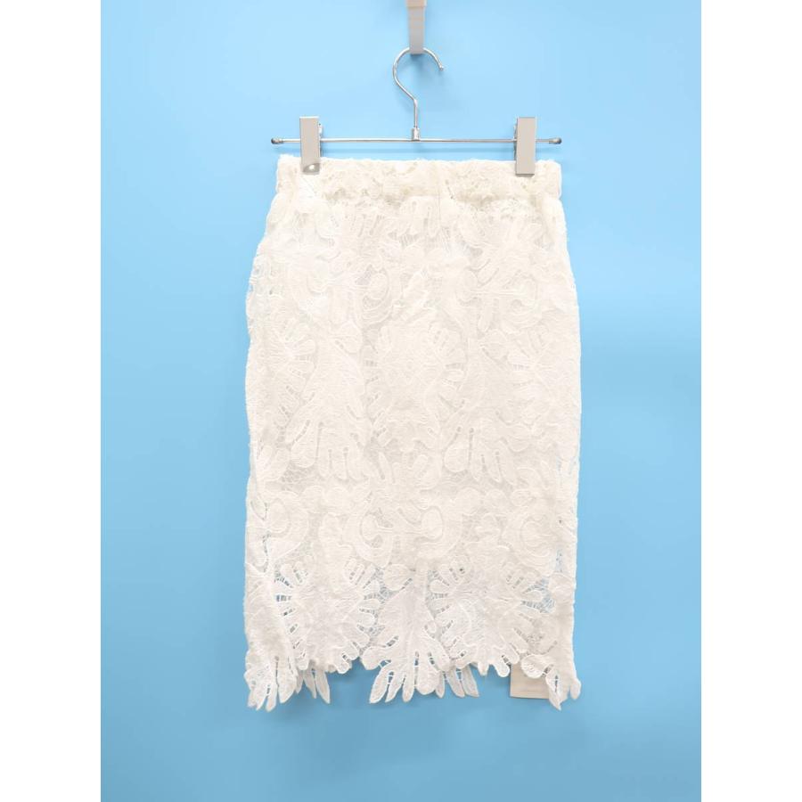 レースタイトスカート 白 レディース Aランク M 委託倉庫から出荷 C21 ブランド品の買取販売 Wanboo 通販 Yahoo ショッピング
