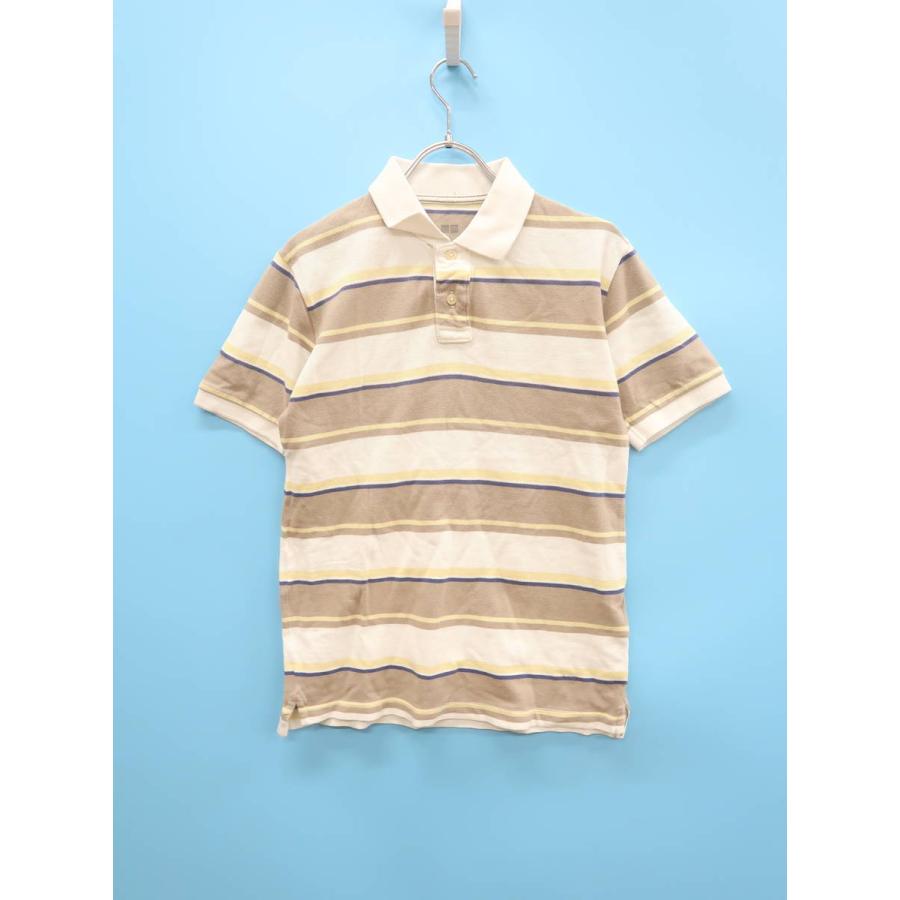 Uniqlo ユニクロ ボーダーポロシャツ 半袖 白 ベージュ レディース Aランク S 委託倉庫から出荷 C19 ブランド品の買取販売 Wanboo 通販 Yahoo ショッピング