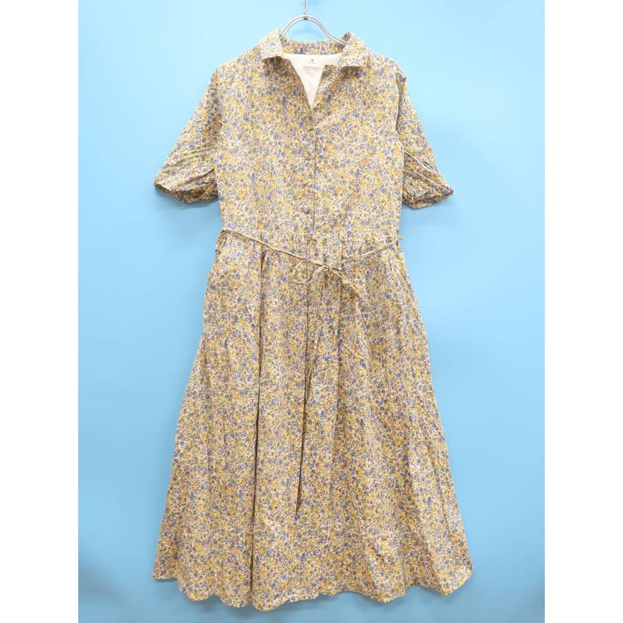 Merry Jenny メリージェニー 小花柄開襟シャツロングワンピース 五分袖 黄 青 レディース Aランク 委託倉庫から出荷 E24 ブランド品の買取販売 Wanboo 通販 Yahoo ショッピング
