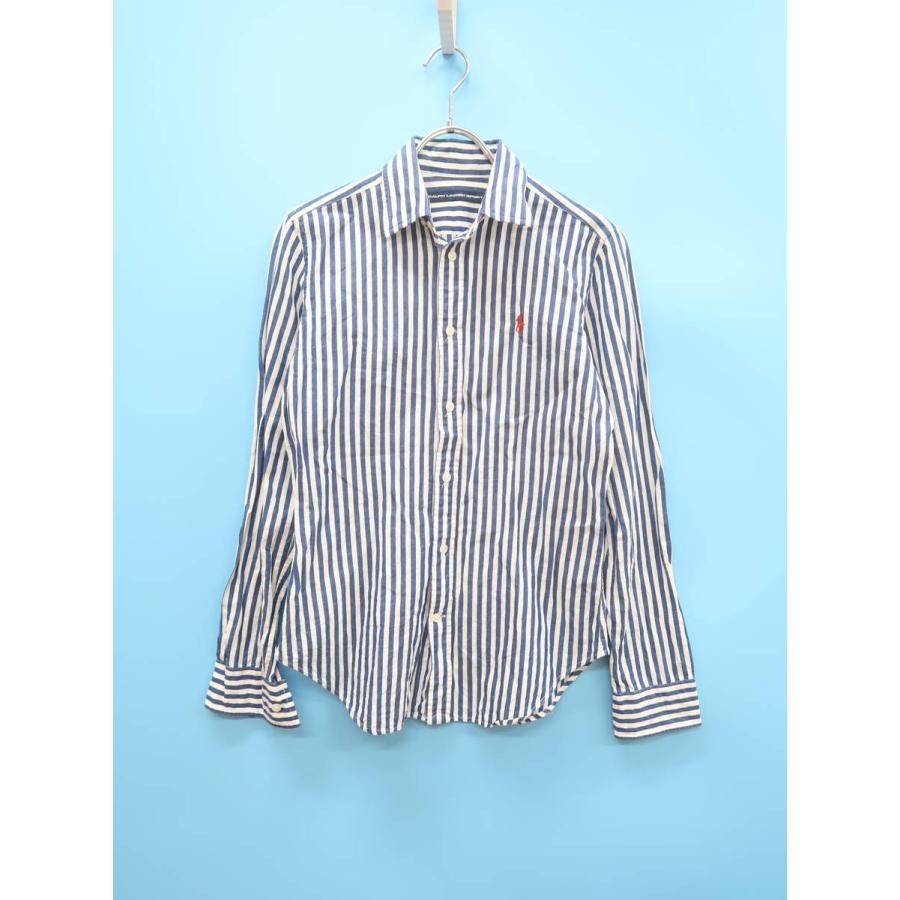 Ralph Lauren Sport ラルフローレンスポーツ ストライプコットンリネンシャツ 長袖 紺 白 レディース Aランク 165 委託倉庫から出荷 D19 ブランド品の買取販売 Wanboo 通販 Yahoo ショッピング