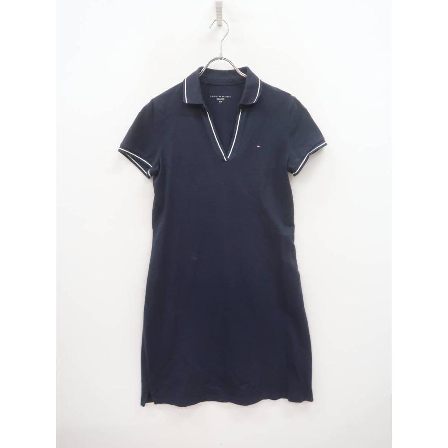 Tommy Hilfiger キーネックラインポロワンピース フレンチスリーブ 紺 白 レディース A ランク S 委託倉庫から出荷 D09 ブランド品の買取販売 Wanboo 通販 Yahoo ショッピング