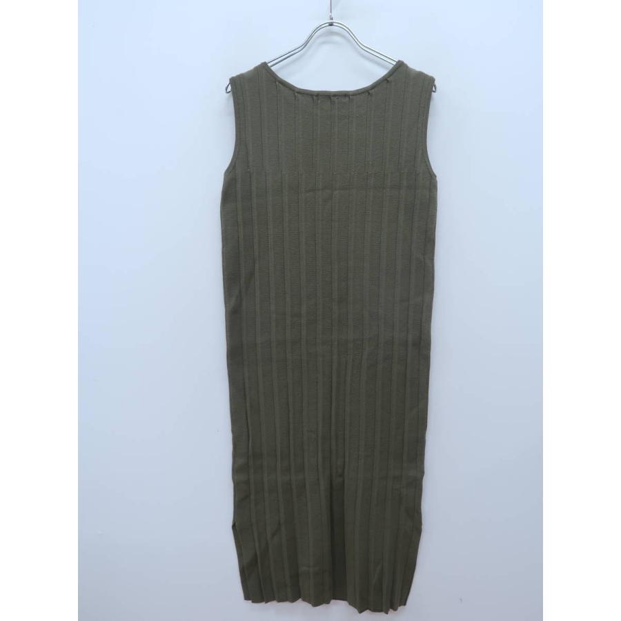 Rienda リエンダ ワイドプリーツiラインニットワンピース ノースリーブ 緑 レディース Aランク M 委託倉庫から出荷 B17 ブランド品の買取販売 Wanboo 通販 Yahoo ショッピング