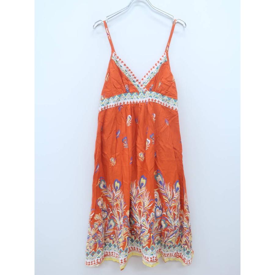 Amina Ciaopanic アミナ チャオパニック プリントキャミワンピース オレンジ レディース Aランク 委託倉庫から出荷 B24 ブランド品の買取販売 Wanboo 通販 Yahoo ショッピング