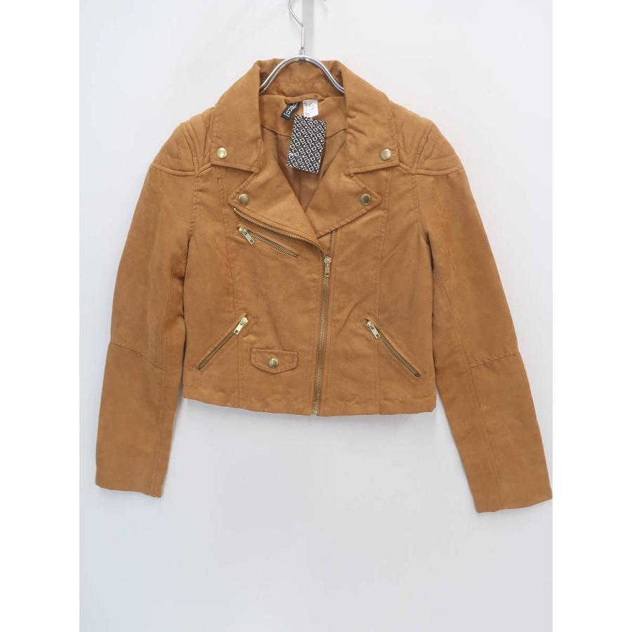 H M エイチ エム フェイクスエードライダースジャケット 長袖 茶 レディース 新品 36 委託倉庫から出荷 C03 ブランド品の買取販売 Wanboo 通販 Yahoo ショッピング