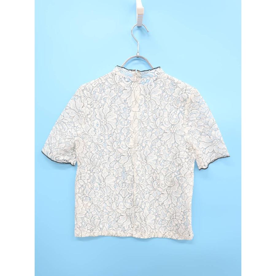 Gu ジーユー フラワーレースパイピングブラウス 半袖 白 黒 レディース Aランク S 委託倉庫から出荷 17 B13 ブランド品の買取販売 Wanboo 通販 Yahoo ショッピング