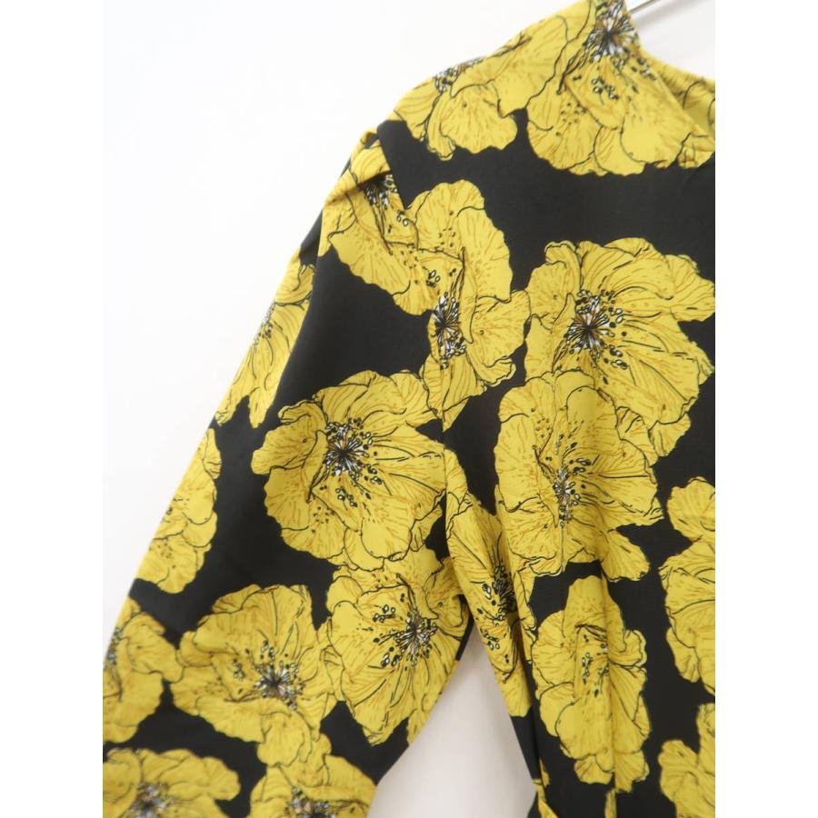 Dholic ディーホリック フラワーロングワンピース 長袖 黒 黄 レディース Aランク 委託倉庫から出荷 1215 D12 ブランド品の買取販売 Wanboo 通販 Yahoo ショッピング