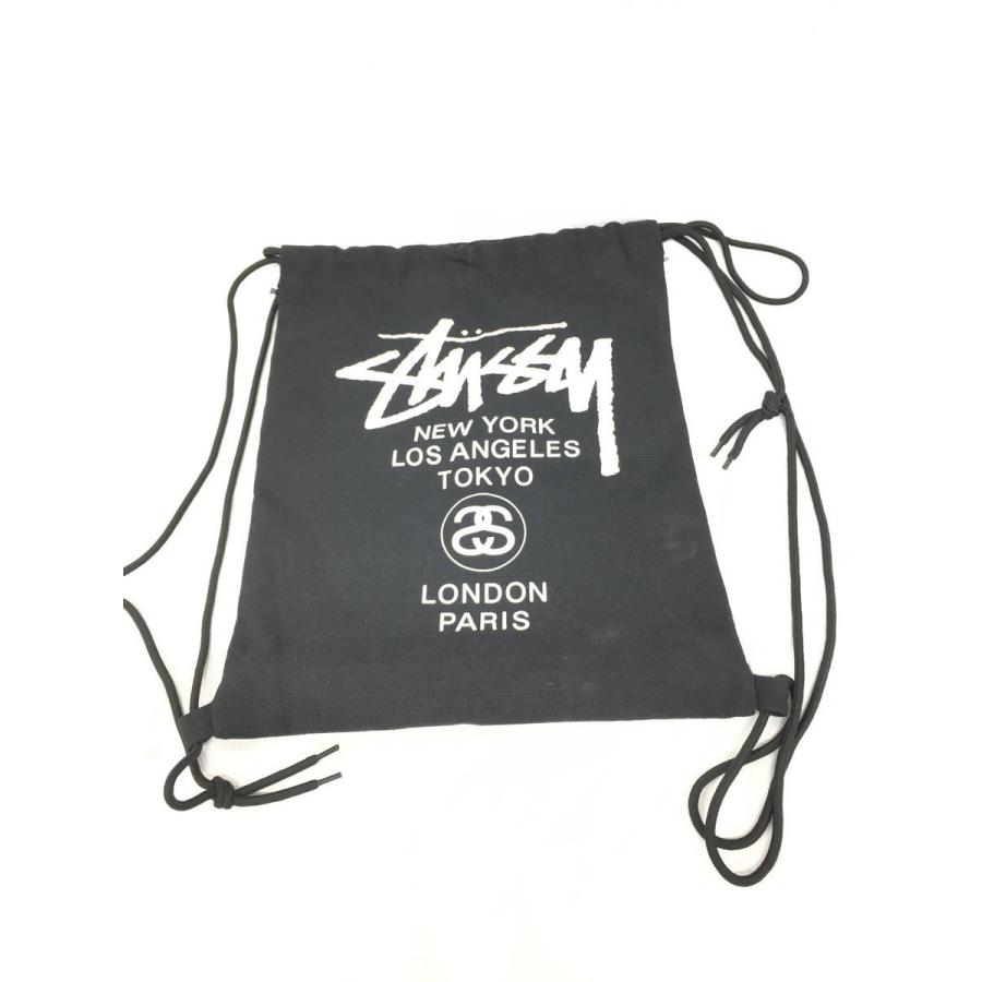 Stussy ステューシー ロゴプリントナップサック 黒 白 レディース A ランク 1222 H16 ブランド品の買取販売 Wanboo 通販 Yahoo ショッピング