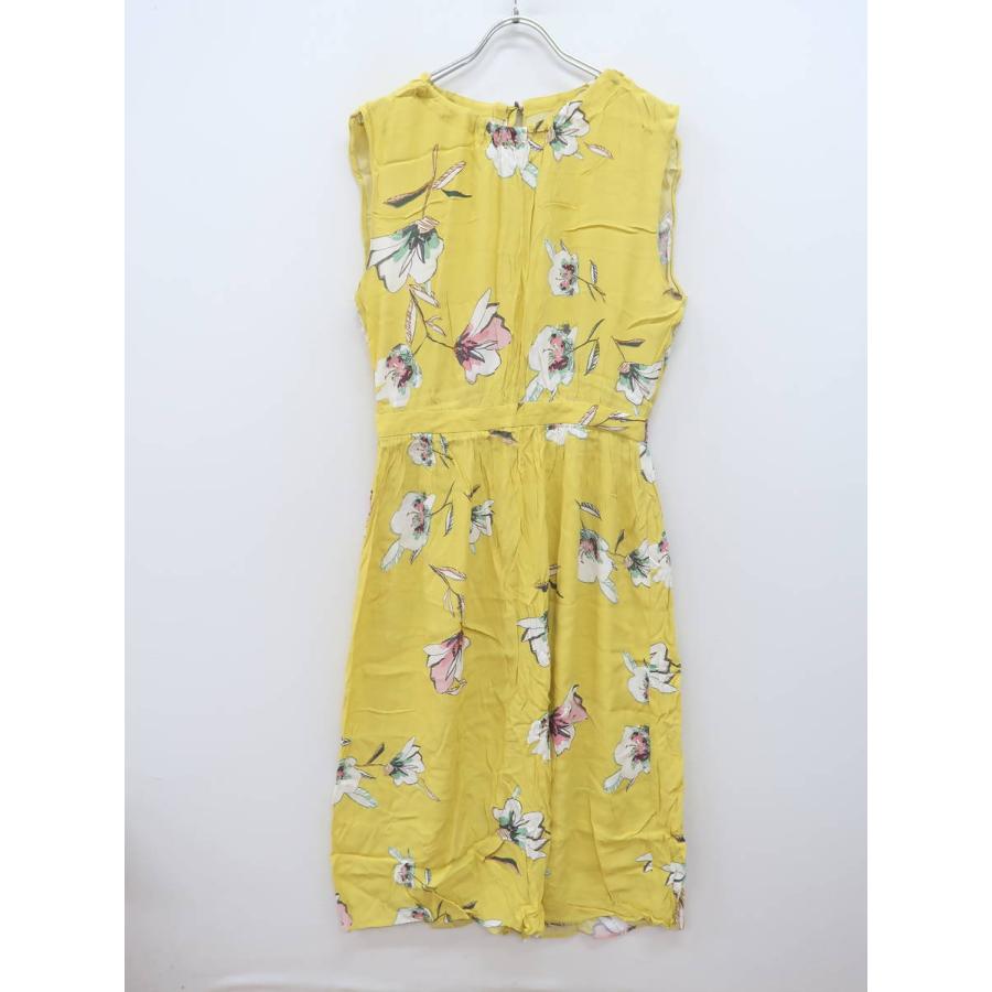 Zara ザラ バックオープンフラワードレスワンピース ノースリーブ 黄 レディース Sランク M 委託倉庫から出荷 At 17 ブランド品の買取販売 Wanboo 通販 Yahoo ショッピング