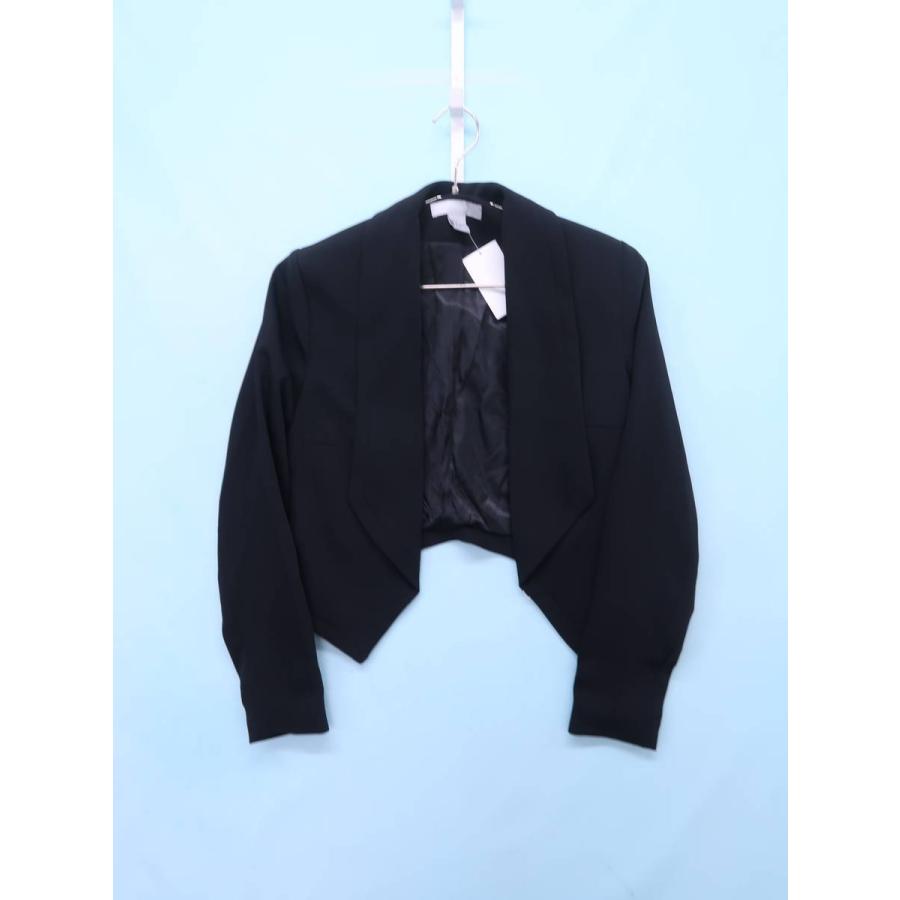 H M エイチ エム ショート丈テーラードジャケット 長袖 黒 レディース 新品 Eur32 D 24 ブランド品の買取販売 Wanboo 通販 Yahoo ショッピング