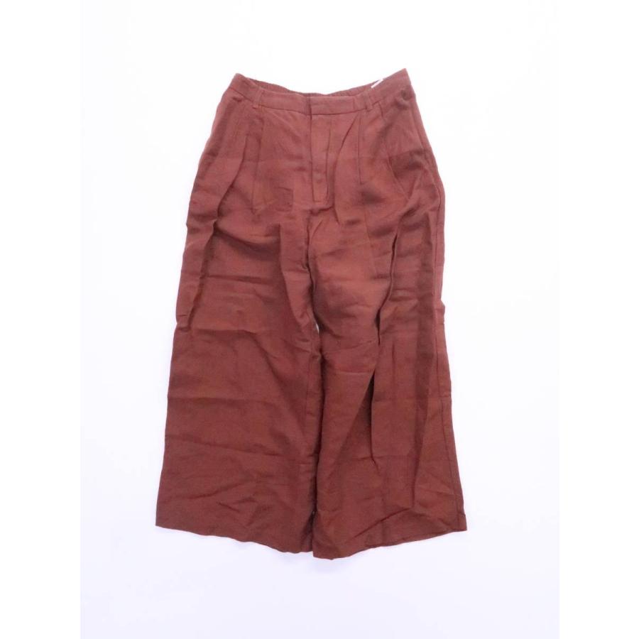 Gu ジーユー リネンブレンドワイドパンツ 茶 レディース A ランク Xl G1907 28 ブランド古着の買取販売 Wanboo 通販 Yahoo ショッピング