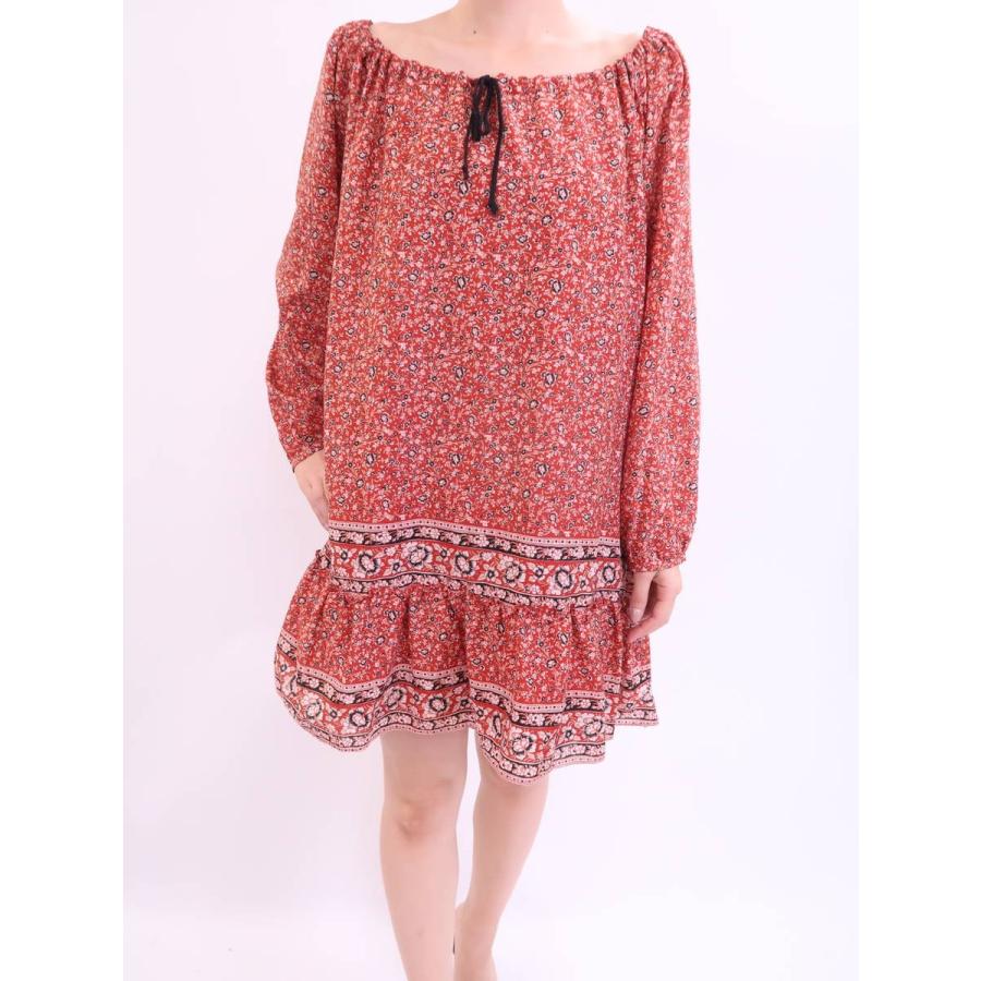 Spick And Span スピックアンドスパン 花柄スモッグワンピース 長袖 赤 レディース Aランク H23 25 ブランド品の買取販売 Wanboo 通販 Yahoo ショッピング