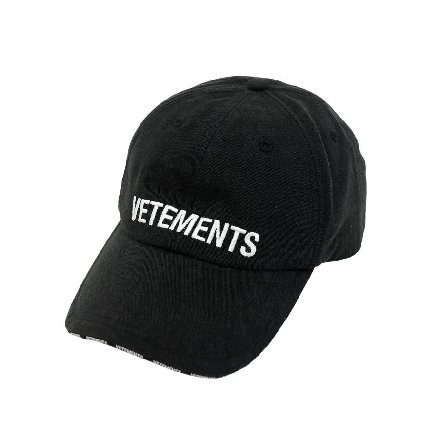 あすつく ベースボールキャップ Reebok Vetements 帽子 当店倉庫から出荷 Osfm Aランク レディース 黒 ユニセックス 帽子 Meorboston Org