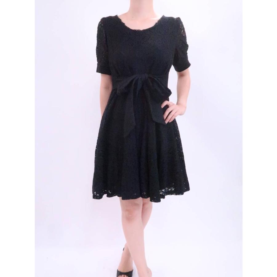 Evelyn エブリン ウエストリボン総レースワンピース 半袖 黒 レディース A ランク M Y2569 16 ブランド品の買取販売 Wanboo 通販 Yahoo ショッピング