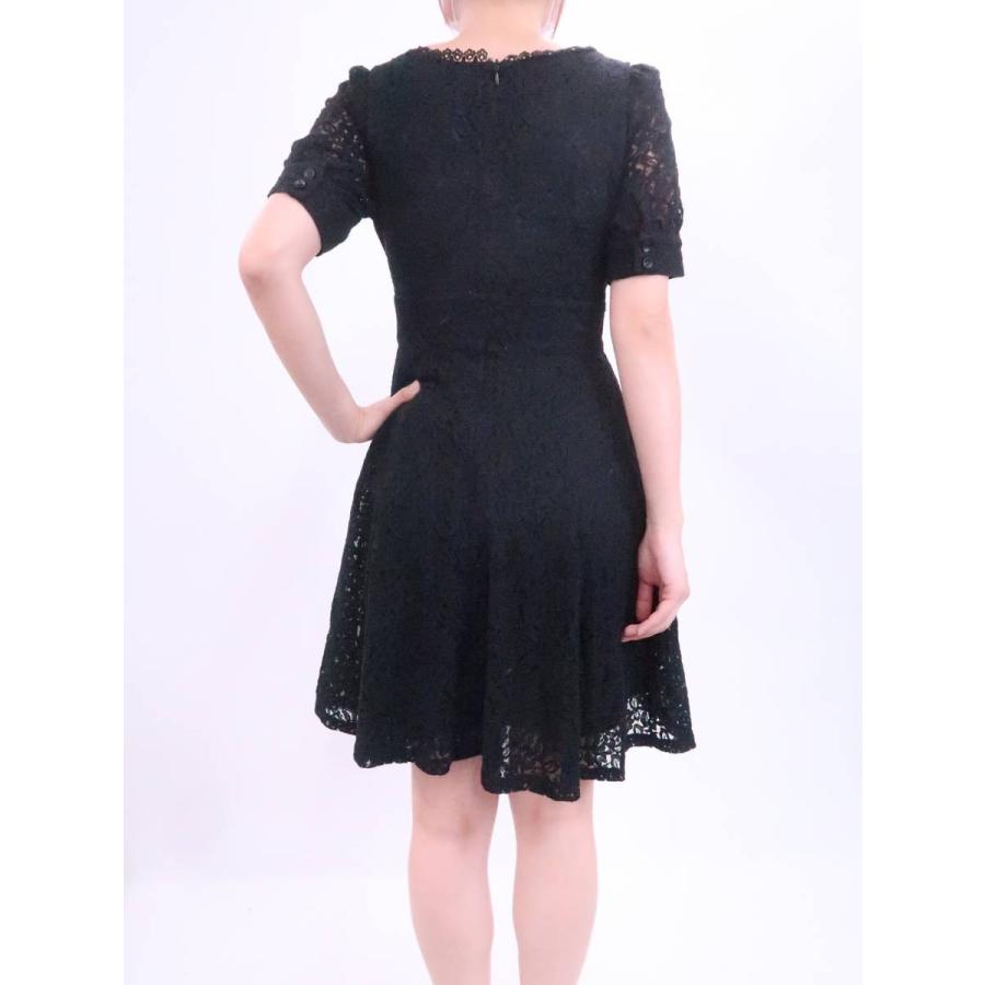 Evelyn エブリン ウエストリボン総レースワンピース 半袖 黒 レディース A ランク M Y2569 16 ブランド古着の買取販売 Wanboo 通販 Yahoo ショッピング