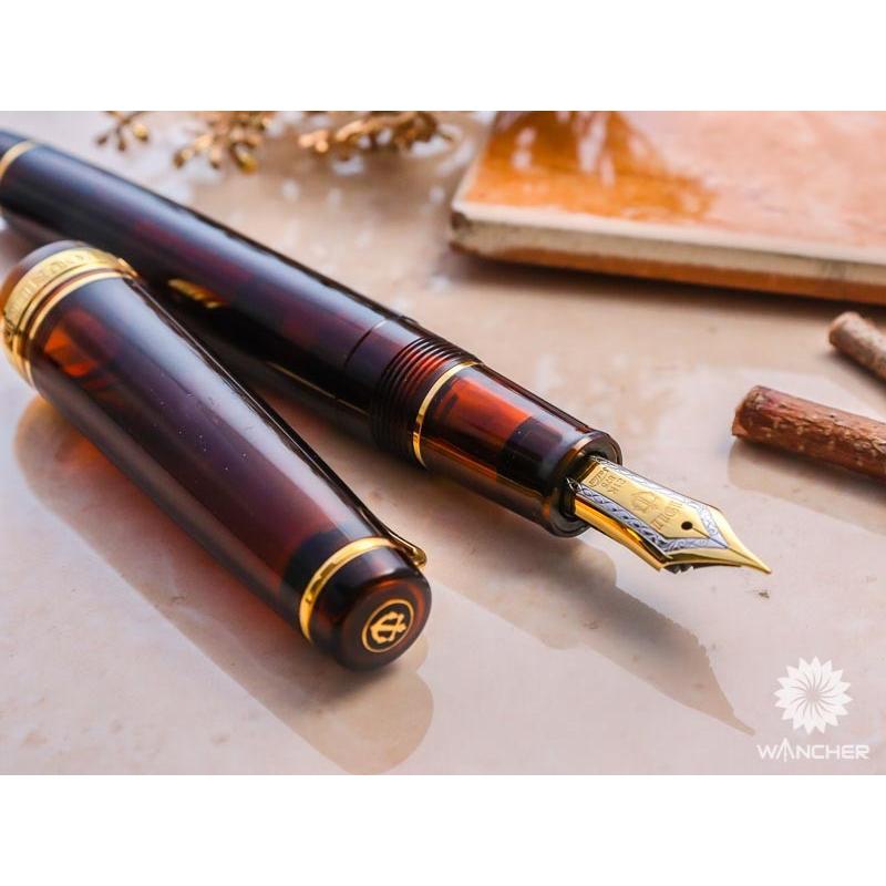 セーラー 21金 万年筆 ゴールド ブラック 筆記具 0807-S3457s