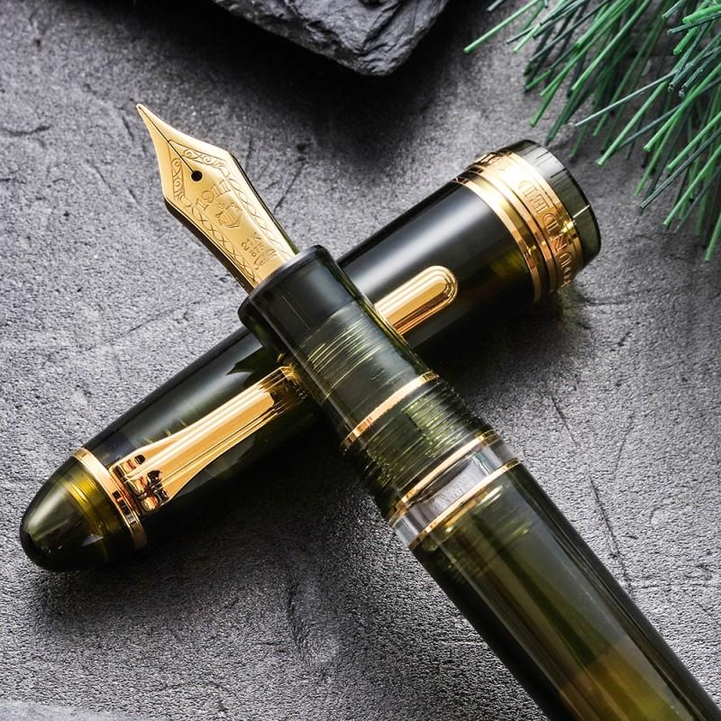 美品未使用 限定 セーラー万年筆 プロフィット レアロ シャンパーニュグリーン 中古)SAILOR セーラー 万年筆 ワンチャー限定 プロフィット