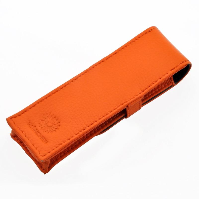 本革製ペンケース WANCHER/ワンチャー ペンブレース2本用 全5色