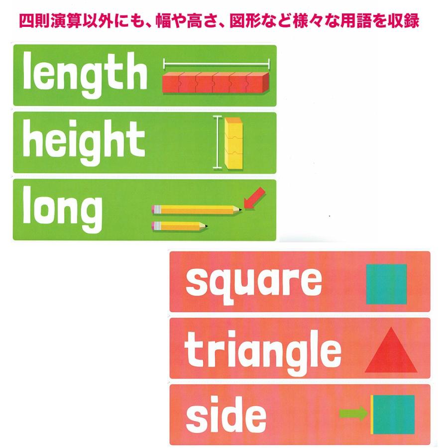 英語 教材 大きな算数用語カード 60語セット 英語教室 フラッシュカード 小学生 Mathbc 子供英語のぽけっと英語書店 通販 Yahoo ショッピング