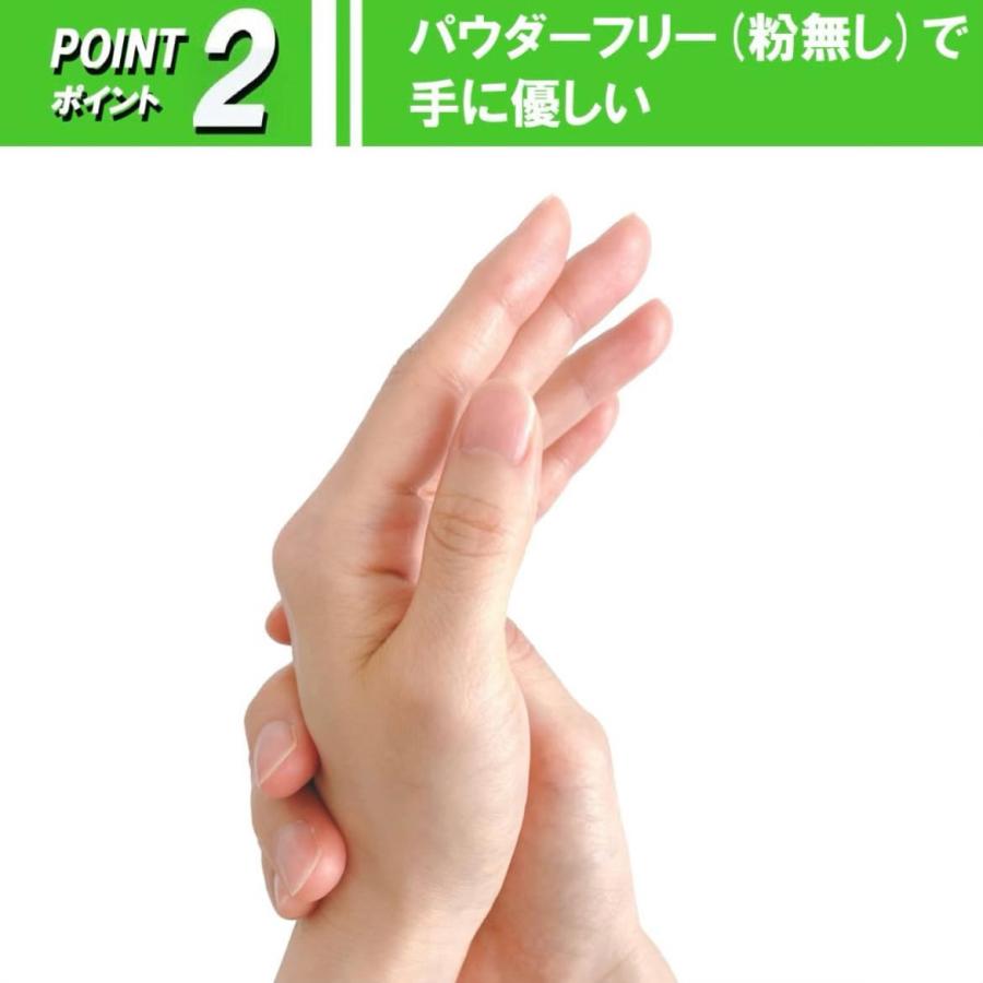明成 ハイブリッドグローブ ニトリル 手袋 + PVC手袋 Sサイズ(1箱100枚