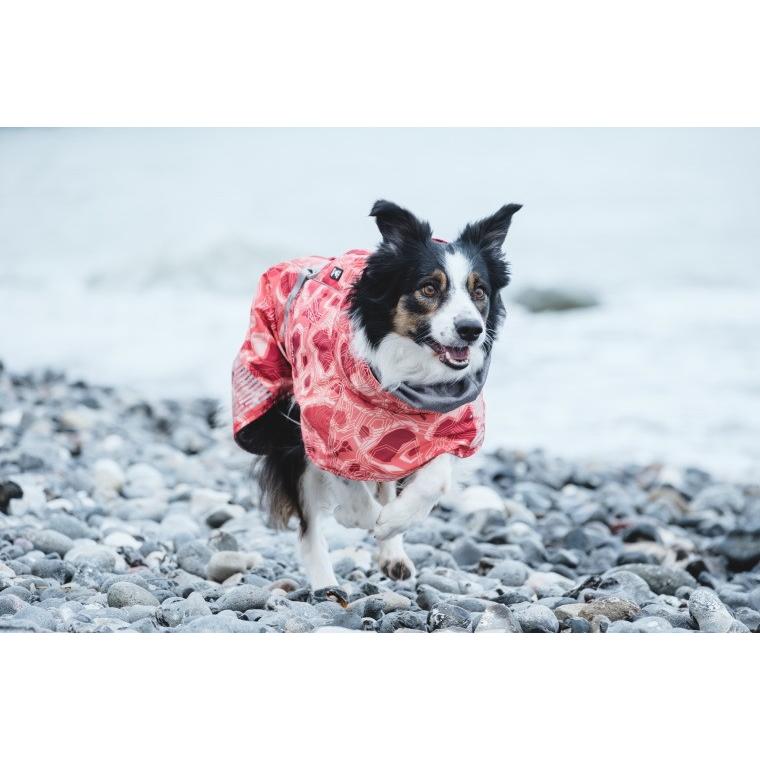 中型犬・大型犬用 Hurtta フルッタ エクストリームウォーマー カラー：グレイ・リンゴン 冬用 レインコート 中型犬の画像