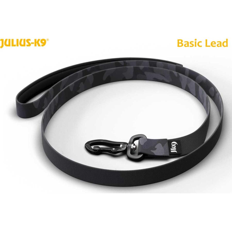 ベーシックリード 【Julius-K9 ユリウスK9】リード 犬用 犬用リード 幅20mm 2cm　長さ120cm ナスカン カラビナ 小型犬 中型犬 大型犬 対応! | 