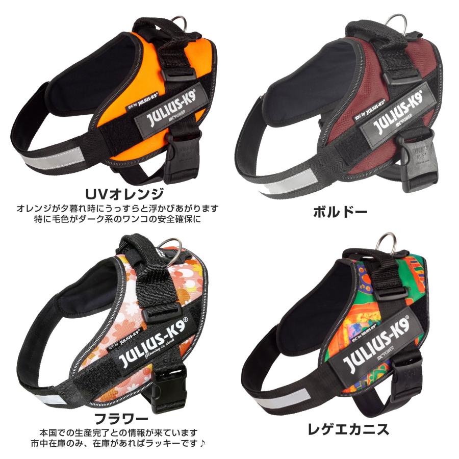 Size0-1-2 カラー2 ユリウスK9 中型犬 大型犬 IDCパワーハーネス胸囲58