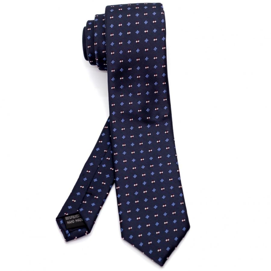 ナロータイ スキニータイ スリムタイ 細 ネクタイ 6cm 幅 洗濯可能 菱形 小紋 柄 ドット 模様 Wandm Wmnat35 Wandm 通販 Yahoo ショッピング