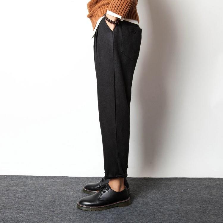 綿麻パンツ メンズ ジョガーパンツ 無地 ファッション ビジネス カジュアル コットンリネン ボトムス メンズ アンクル丈 セール 春夏新品 Fx2 W M 通販 Yahoo ショッピング