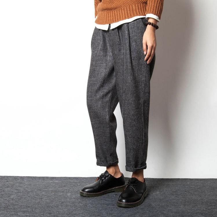 綿麻パンツ メンズ ジョガーパンツ 無地 ファッション ビジネス カジュアル コットンリネン ボトムス メンズ アンクル丈 セール 春夏新品 Fx2 W M 通販 Yahoo ショッピング