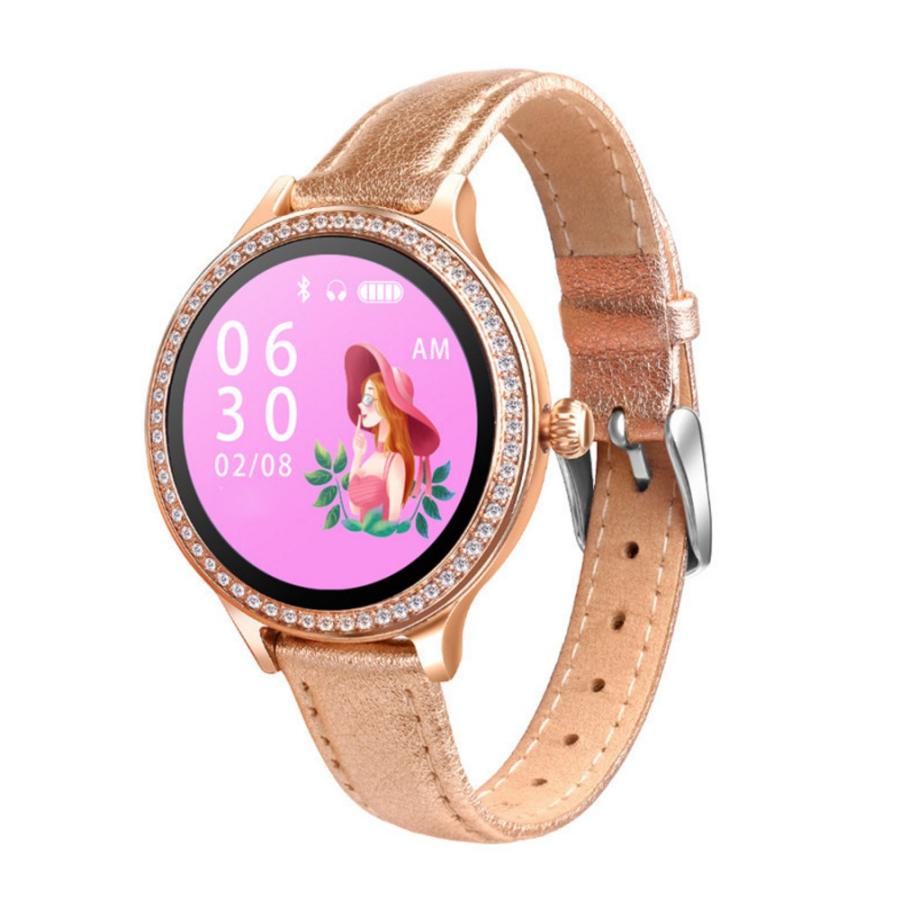 スマートウォッチ レディース スマートブレスレット 素敵 かわいい 運動管理 血圧測定 心拍計数 メッセージ通知 着信通知 メッシュバンド 革バンド M8 W M 通販 Yahoo ショッピング