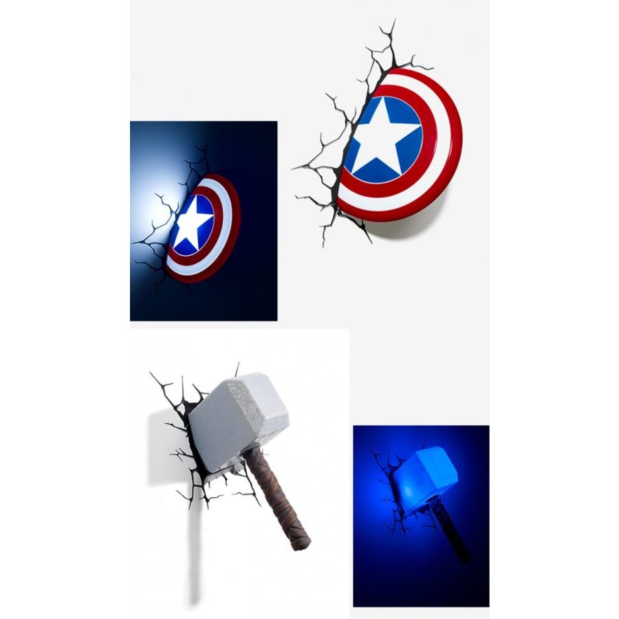 3dランプ マーベルシリーズ Marvel スパイダーマン型 キャプテンアメリカ型 アイアンマン型 かっこいい 目にやさしい 10万時間使用寿命 安全 エコ インテリア Marvel001 W M 通販 Yahoo ショッピング