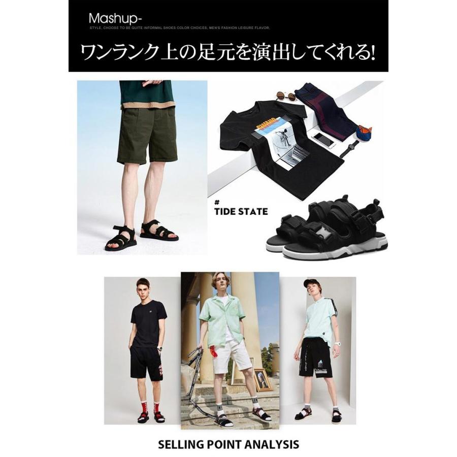 スポーツサンダル メンズ オシャレ 流行のスポーツサンダル 柔らか 最高の履き心地 コーデしやすい コーディネート Sliogb W M 通販 Yahoo ショッピング