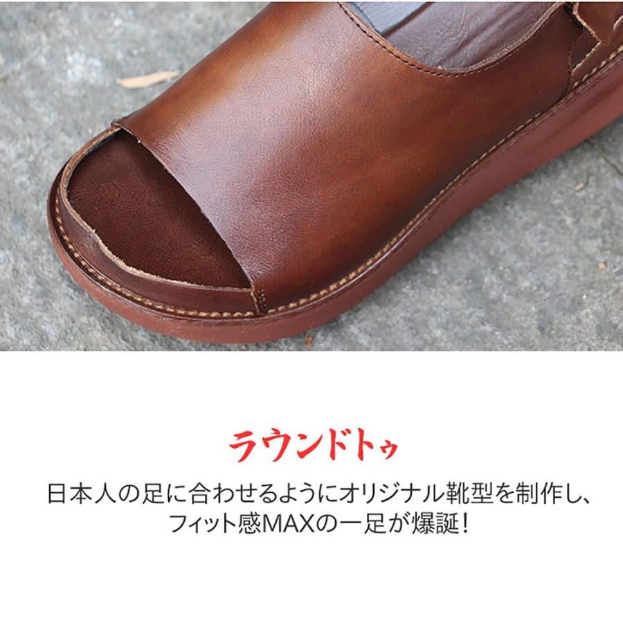 レトロ厚底サンダル レディース 牛革 軽量 シューズ 歩きやすい 痛くない 美脚 ヒール高5cm 春 夏 送料無料 Xl5 W M 通販 Yahoo ショッピング