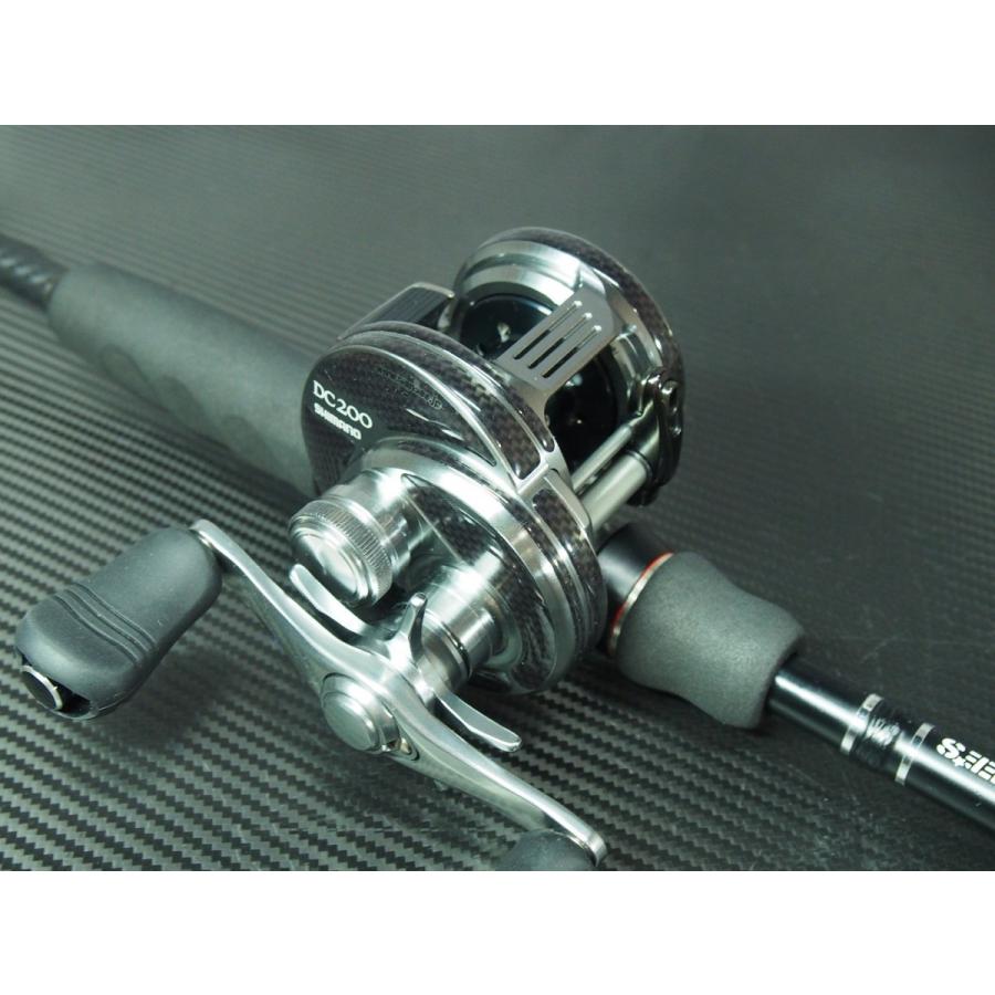 【WANEE'S】プロテクションデカールキット SHIMANO 19-20 カルカッタコンクエスト DC 200 / 201 シリーズ 用 半透明（リール本体は含みません）リール保護｜wanees-store｜03