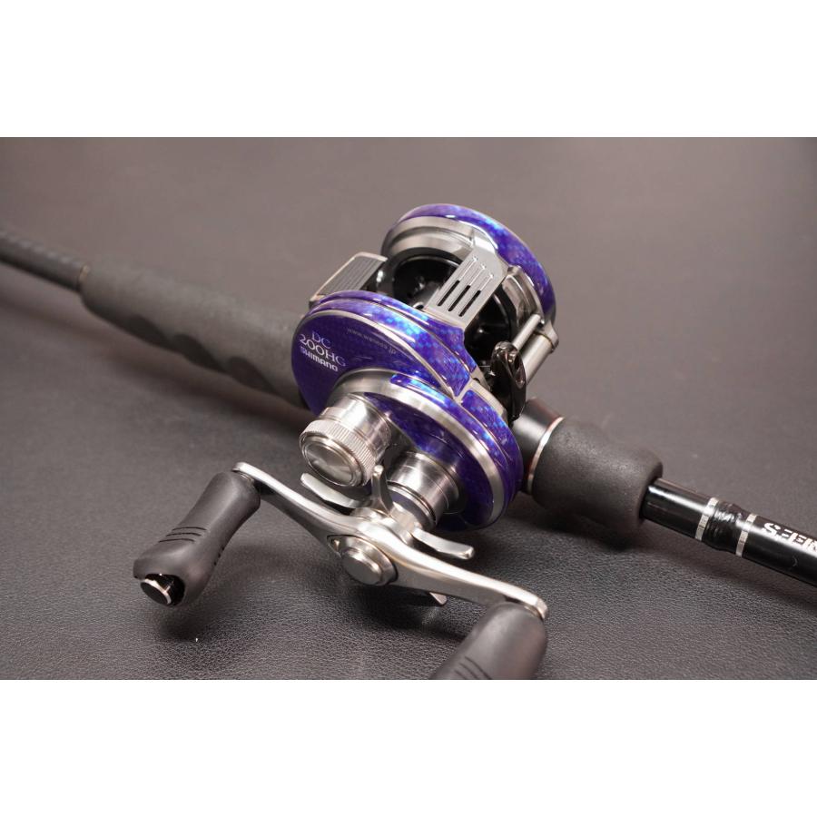 【WANEE'S】プロテクションデカールキット SHIMANO 19-20 カルカッタコンクエスト DC 200 / 201 シリーズ 用 半透明（リール本体は含みません）リール保護｜wanees-store｜09