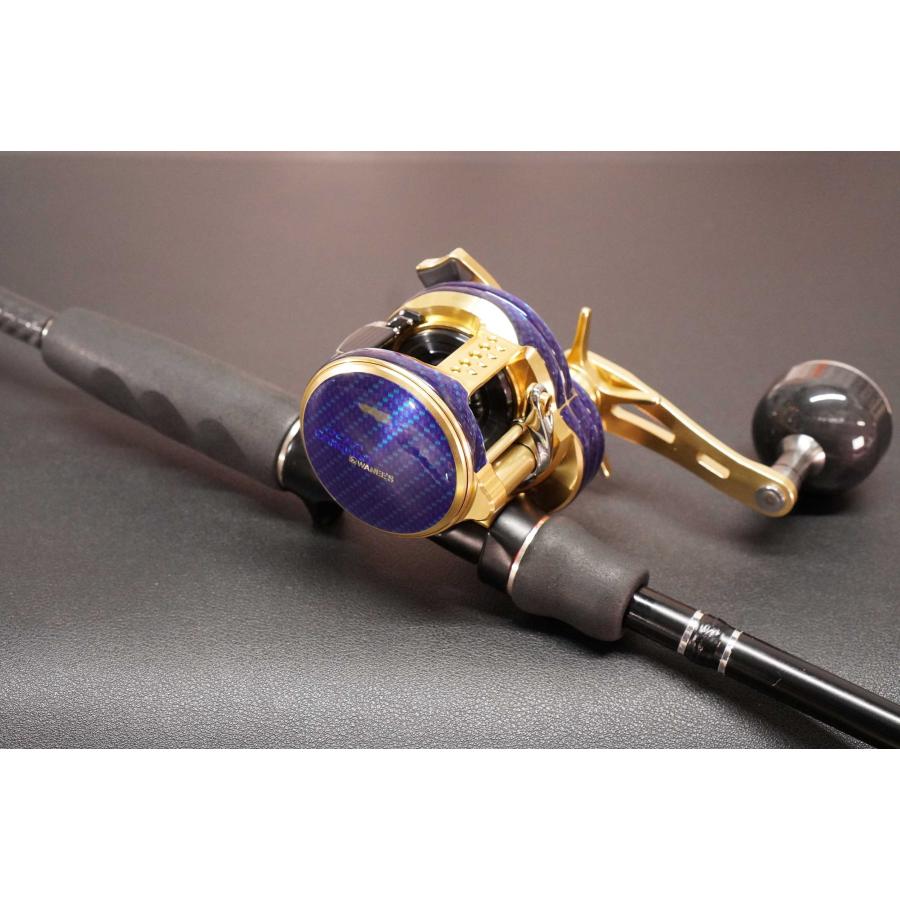 オシアジガーＦカスタム 1500 HG プロテクションデカールキット装着！￼ WANEE'S】プロテクションデカールキット SHIMANO 23 オシアコン