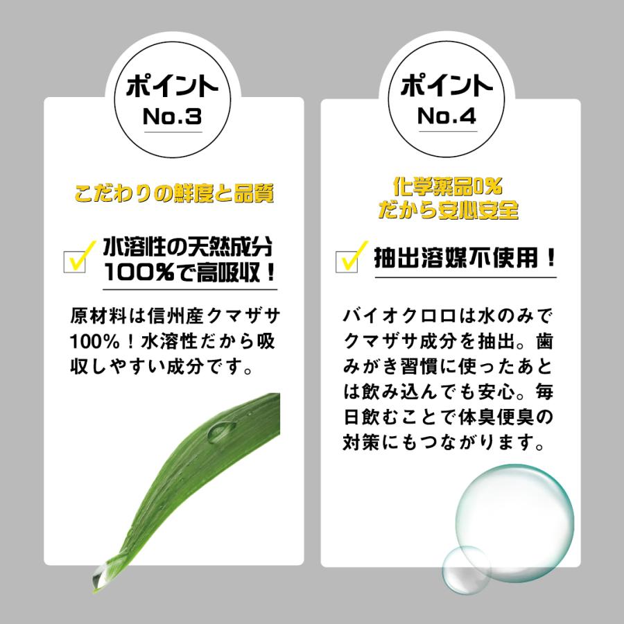ワンフー wanfoo バイオクロロ(60ml) 100%天然原料 化学薬品不使用 | wanfoo | 04