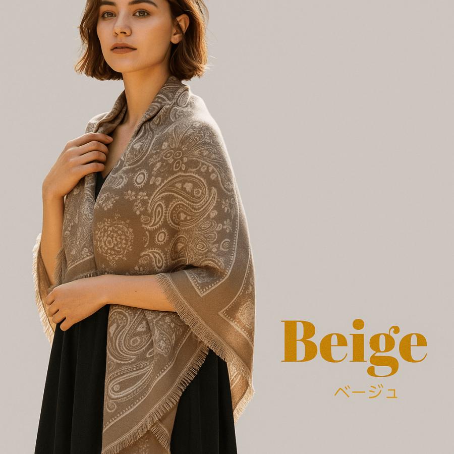 LIBERTY 大判ストール 130cm×130cm 130×130cm大判】カシミヤタッチ ストール レディース 秋冬 厚手