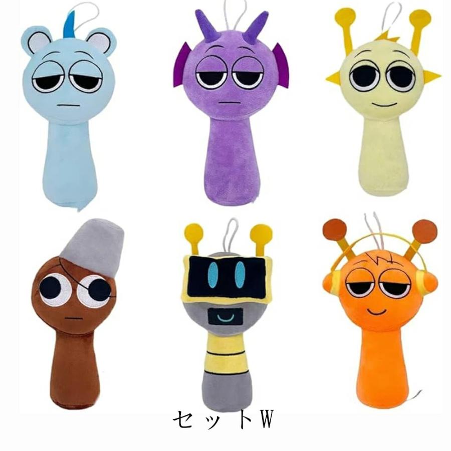 スプランキー　ビッグぬいぐるみ　6体セット スプランキー ぬいぐるみ 人形 【6点セット】ドール ホラー